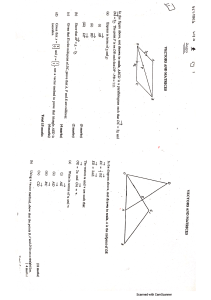 CXC Vectors worksheet 2