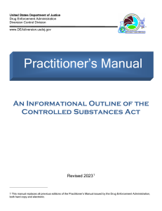 (DEA-DC-071)(EO-DEA226) Practitioner's Manual (final)