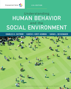 human behavior and the social environment 11th edition