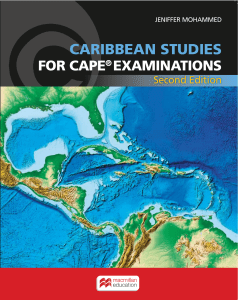 CAPE Caribbean Studies by Jeniffer Mohammed