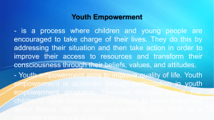 Youth Empowerment- Usapang Barakdahan ims