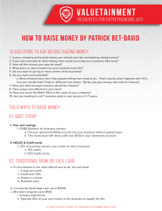 How-to-Raise-Money-by PBD PDF
