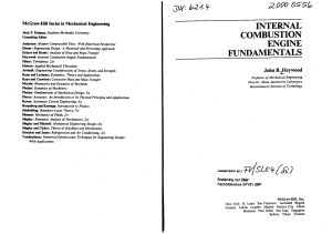 Heywood 1st Internal Combustion Engine Fundamentals McGraw Hill