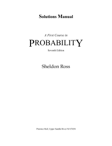 A First Course In Probability (Solution Manual) (Sheldon Ross) (Z-Library)
