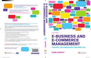 E-Business and E-Commerce Management Strategy, Implementation and Practice (4th Edition) (Dave Chaffey) (Z-Library)