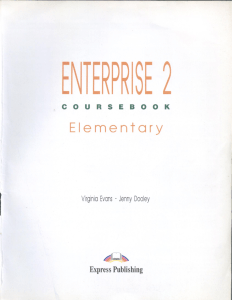 2 Enterprise Elementary - Coursebook