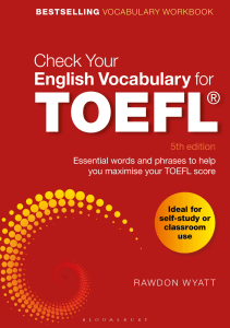 TOEFL Vocabulary Workbook: Improve Your Score