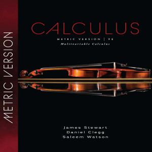 Multivariable Calculus Textbook, 9th Edition