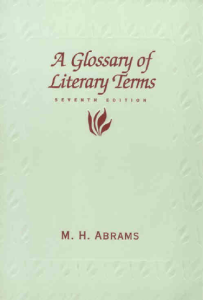 Literary Terms MH Abrams
