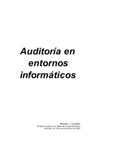 Auditoria en entornos informaticos Ricardo Castello