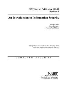 An Introduction to Information Security