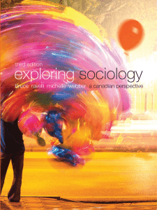 Exploring Sociology A Canadian Perspective (Bruce Ravelli) 