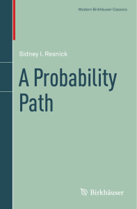 A Probability Path: Textbook on Probability Theory