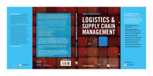 Chrisopher, M. (2016)- Logistics and supply chain management, Pearson
