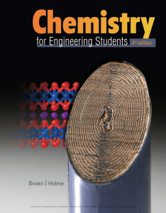 Chemistry for Engineering Student (4th Edition)