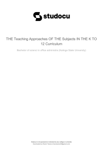the-teaching-approaches-of-the-subjects-in-the-k-to-12-curriculum