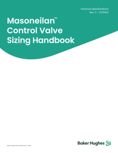 Masoneilan Valve Sizing Handbook TS-19540C-0222-English