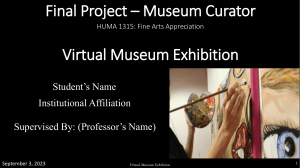 Museum Curator (Virtual)
