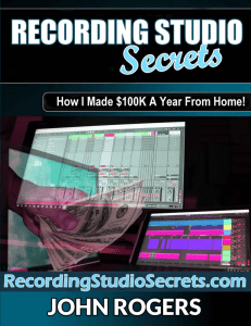 Recording Studio Secrets