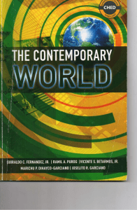 The Contemporary World Fernandez Purog B