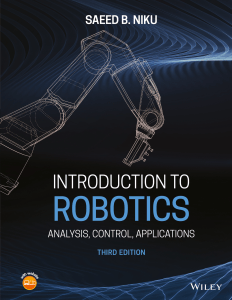Saeed B. Niku - Introduction to Robotics  Analysis, Control, Applications-Wiley (2020)