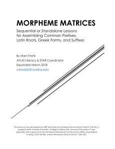 Morpheme Matrices-rev072120