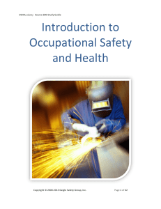 600studyguide ohs introduction to occupational health and safety 