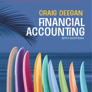 (ORG) Financial Accounting, 9e (Australian Edition) Craig Deegan