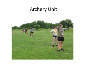 Archery slide show
