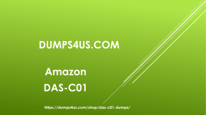 Brand New DAS-C01 PDF Dumps For Your Excellent Result - 2023