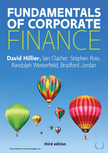 fundamentals of corporate finance 3rd edition