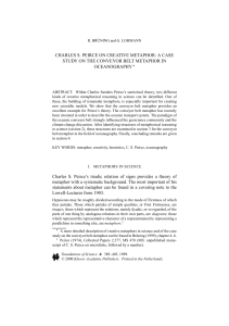 Brüning-Lohmann1999 Article CharlesSPeirceOnCreativeMetaph