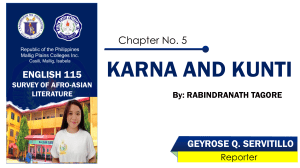 KARNA AND KUNTI- INDIA FICTION 7X7 RULE