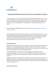 SaaS-Based SCM Market Analysis: Key Players and Competitive Landscape