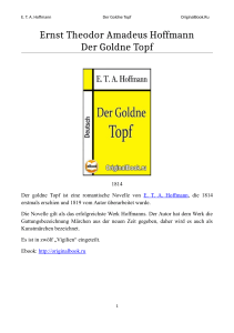 Der Goldne Topf - E.T.A. Hoffmann de