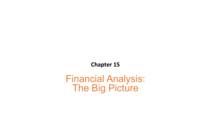 Financial Statement Analysis Ch.15 