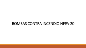 BOMBAS CONTRA INCENDIO NFPA 20