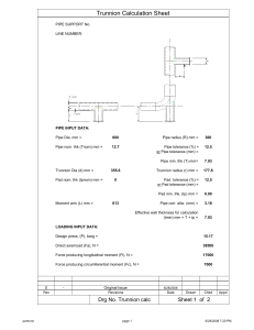 trunnion calculation sheet pdf