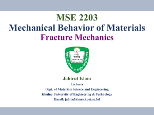 2. Fracture Mechanics