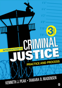Kenneth J. Peak - Introduction to Criminal Justice  Practice and Process-Sage Publications, Inc (2018)