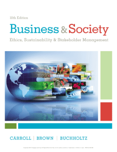 Business & Society - Tenth Edition