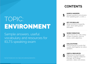 5-Environment-IELTS-Speaking-Topic-PDF