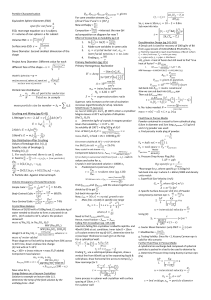 Particle Summary Sheet