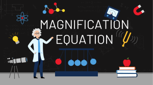 PHYSICS_Optics (Magnification Equation)