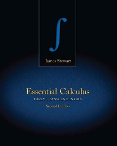 Essential Calculus Textbook: Early Transcendentals