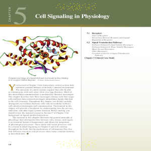 Vanders Chapter5- CellSignaling
