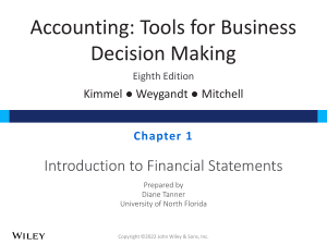 Kimmel Accounting 8e PPT Ch01 Introduction-to-Financial-Statements