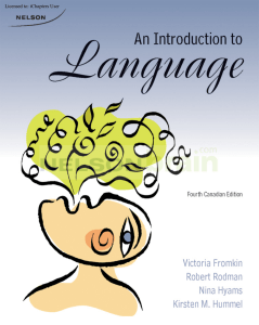AN INTRODUCTION TO LANGUAGE (Chapter 1)