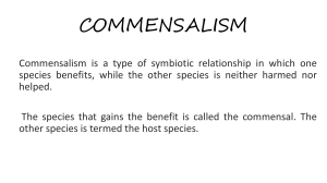 COMMENSALISM