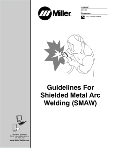 Guidelines for SMAW